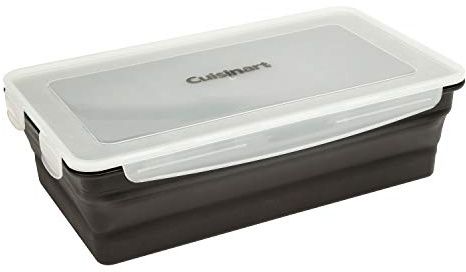 Cuisinart XL Collapsible Marinating Container, Large Capacity Grill Accessories Perfect for BBQs and Tailgates, Marinade and Brining Prep, Collapsible Silicone for Easy Storage