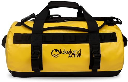 Lakeland Active Ullswater Sporttasche und Rucksack, wasserdicht, 40 l, gelb, 40 l, Trockentasche