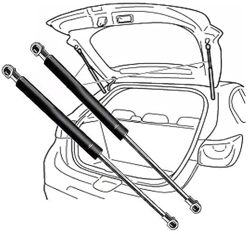 2 Stück Auto Gasfeder Dämpfer Heckklappe für Lada NIVA Closed Off-Road Vehicle (2121,2131,2123) 1976-2015(OEM:21086308015)-44.5cm, Kofferraum Heckklappendämpfer Gas Springs Stoßdämpfer Stützstangen