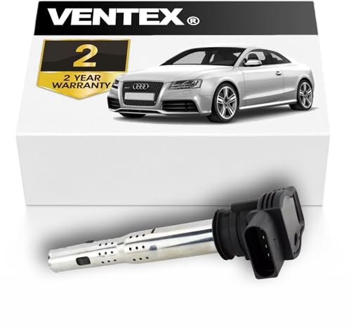 VENTEX® Ignition Coil Pack VXS1718 Compatible with VW Audi Seat Skoda 1.8 2.0 TSI TFSI Golf Passat A3 A5 TT Octavia