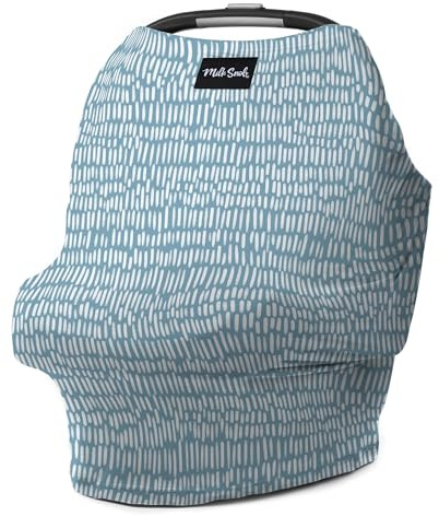 Milk Snob Original 5-in-1 Cover - Nursing Cover for Breastfeeding - Baby Carseat Canopy & Stroller - Essential All-in-One Design - Gift for Mom, Baby (Beck)