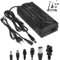 Tumacado 42V 2A Chargeur pour Trotinette Electrique，Chargeur Hoverboard, 18V 24V 29.4V 36V Universel Chargeur Batterie Lithium avec 6 Connecteurs，Chargerapide pour E-Bike，Scooter électrique