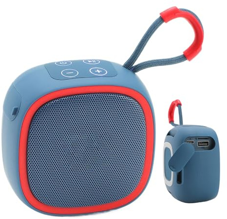 Enceintes portables sans fil étanches avec poignée, appareil sonore stéréo, gadgets technologiques légers pour voyage, cuisine, piscine, fête, camping, 9 x 9 x 5,4 cm