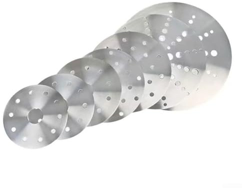 Stainless Steel Heat Guide Plate Induction Converter Disk for Cookware to Use on Induction Stovetops with Even Heat Distribution (14.8cm)