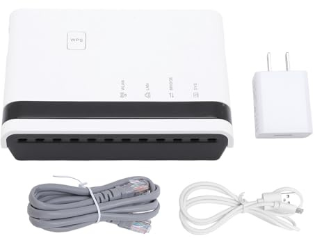 Fockety Trådlös Skrivarserver, 10/100 Mbps LAN Bridge Share USB 2.0 Network Print Server, USB-utskriftsservrar, Konvertera Trådbunden Skrivare Till Trådlöst WiFi Ethernet-nätverk (EU)