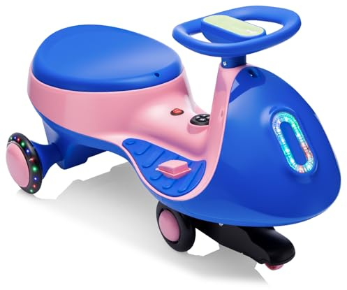 LALAHO Voiture électrique Enfant, Véhicule électrique Enfant 2 en 1 | MP3 pour Enfants à Partir de 3 Ans