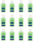 Carex Aloe Vera Antibacterial Hand Sanitiser Gel, Anti Viral Action, 70 Percent Alcohol, Cleans, Cares and Protects, Bulk Buy, Pack of 12 x 50 ml