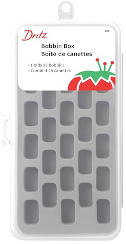 Dritz Bobbin Box, Stores 28 Bobbins