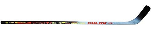 SULOV Erwachsene Eishockeyschläger Winnipeg Links Kurve, schwarz, 145cm