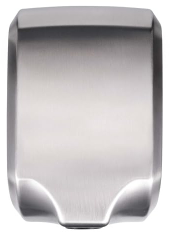 Goetland 304 Stainless Steel Hand Dryer Commercial Compact 1350w 70dB Heavy Duty Dull Polished for Bathroom Home Business Apartment