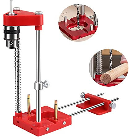 Soporte de prensa de banco de taladro ajustable, guía de taladro multiángulo, soporte de taladro de mesa, soporte de perforación, banco de trabajo, herramienta de bricolaje para taladros eléctricos