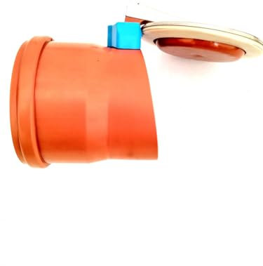 Rückstauklappe DN110 Rückstauverschluss KG HT Rohr Pendelklappe Rattenschutz Abwasser Abfussrohr Rohrklappe Rattenstop Froschklappe