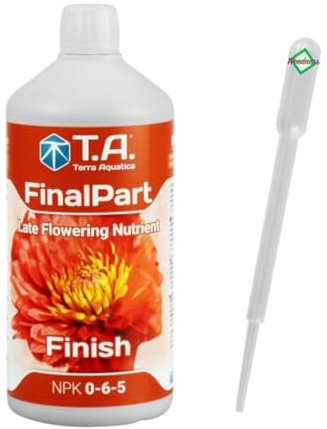 Weedness GHE Ripen 1 litre Stimulateur de floraison - Engrais bio NPK Grow Floraison Booster Tomates Concombres Engrais liquide Organique