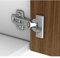 Gedotec Topfscharnier Küche Topfband für Kühlschrank-Türen - H10416 | Blum Modul 95° | Scharnier zum Schrauben | Modell 91K9550 | MADE IN AUSTRIA | 1 Stück - Möbelscharnier 95° mit Kreuz-Montageplatte
