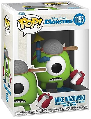 Funko Pop! Disney Pixar: Monsters Inc 20th - Mike Wazowski with Mitts - Monstruos, S.A - Figura de Vinilo Coleccionable - Idea de Regalo - Mercancia Oficial - Juguetes para Niños y Adultos