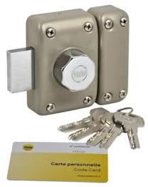 Yale Verrou de porte, Marron Doré, 45 mm 23 mm