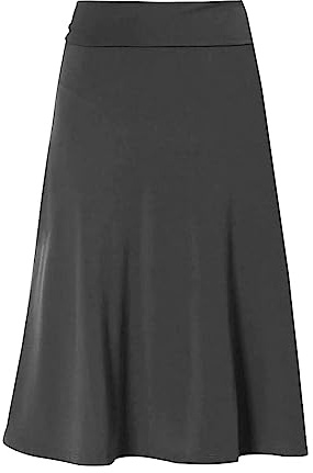 Genérico Ofertas Ultima Hora 80S Skirts For Women Falda De Cintura Alta Informal De Verano para Mujer con Falda hasta La Rodilla De Color Liso Faldas Mujer Elasticas Vestido Bohemio