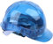 Construction Hard Hats, Transparent Industrial Safety Helmet, Worker Protective Helmet Hard Hat Outdoor Workplace Safety Cap for Forestry, Builders