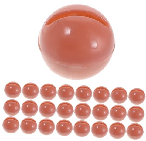 Kisangel 100pièces Cloche Plastique pour Sonore Inserts pour Garçon Fille Détachées pour Hochets Accessoires pour Création Sonore