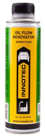 INNOTEC Oil Flow Renovator 300 ml– Motor Innenreiniger & Öl-System Spülung für Benzin & Diesel – reinigt Kurbelgehäuse, Ölkanäle & Kolbenringe – verbessert Schmierung & Motorlauf – Profi Qualität