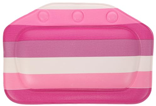 BETOOKY Soaking Tub Pillow with Suction Cups, Supple Foam Bath Pillow Headrest for Bathtub, Fatigue Relief Spa Accessory for Relaxing Bath and Sauna Use
