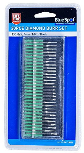 Blue Spot 19022 Diamond Burr Set (30 Pieces)