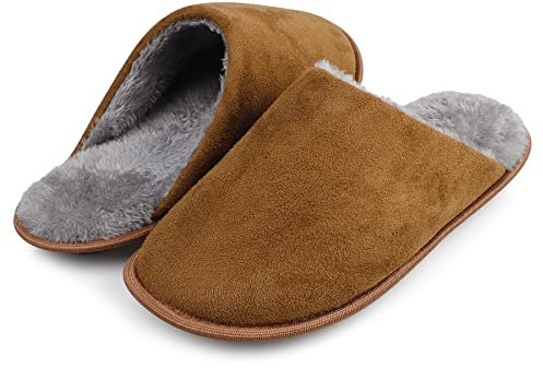 riemot Zapatillas de estar por casa unisex de felpa suave, Estilo 5., 46/47 EU