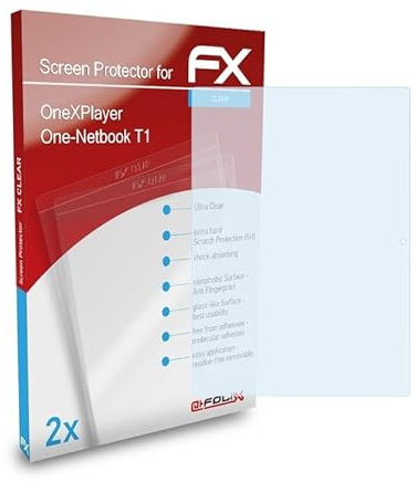 atFoliX Skärmskyddsfilm är kompatibel med OneXPlayer One-Netbook T1 Film, ultra-klar FX Skyddsfilm (2X)