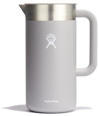 Hydro Flask Outdoor Insulated 51 Oz Pitcher- Stainless Steel Beverage Container - Camping Kitchen Essentials Birch Gray