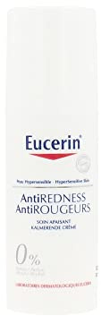 Eucerin AntiRedness Soothing Care Night and Day Cream 50ml, Face Moisturiser for Hypersensitive and Redness-Prone Skin, Rich Anti-Redness Face Cream, Fragrance-Free Formula