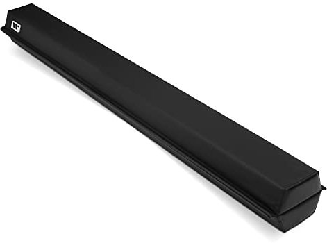 We Sell Mats Foldable Foam Balance Beam - 9' Black Gymnastics Beam