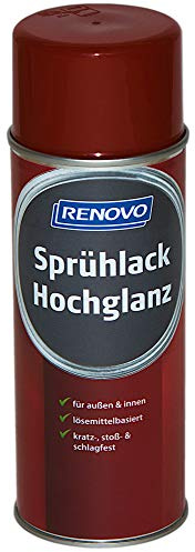 Sprühlack RAL 3002 Kaminrot 400 ml Hochglanz Renovo