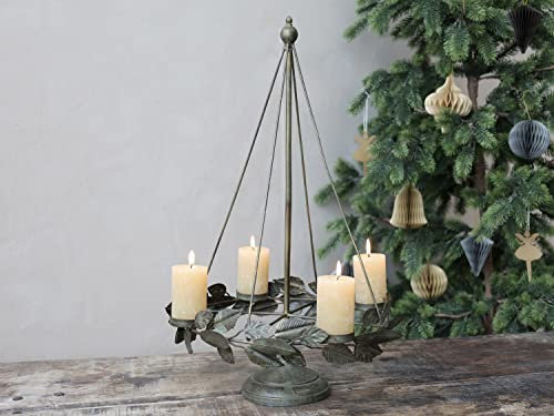 Chic Antique Corona de Adviento con pie para velas de columna (56 cm)