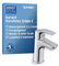 Duravit DuraVelez wassersparende Waschtischarmaturen, Größe S (Auslauf Höhe 100 mm), Waschbecken Armatur, Wasserhahn Bad ohne Zugstangen Ablaufgarnitur, Chrom
