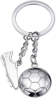 LILIKAI Football keyring keychains,Schlüsselanhänger Fussball,Fußball Geschenke für Jungs,Football Keyring for Boy Geschenk,anhänger Fußballfan,Fussballer Trainer Jungen/frauen Sportschule Belohnung