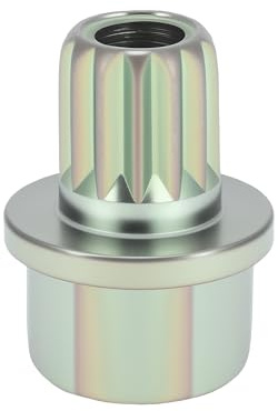 VekAuto Chiave a dado antifurto per ruote compatibile per BMW, Durevole in Acciaio Legato Zincato 30/13PT Tono Argento Vite Antifurto Chiave di Rimozione Presa