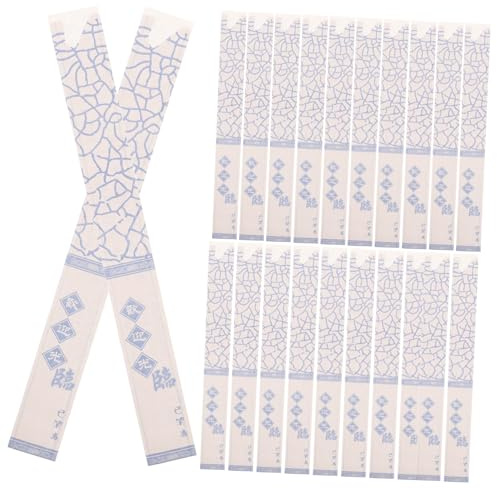 TOPBATHY 500pezzi Custodia Di Carta Per Bacchette Tasche Per Bacchette Buste Di Carta Per Utensili Di Custodie Usa e Getta Involucri Per Posate Forniture Per Ristoranti