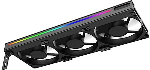 Holibanna Silent Argb Graphics Card Cooler 5v Computer Accessory Fan for Video Card Pc Fan Cooling