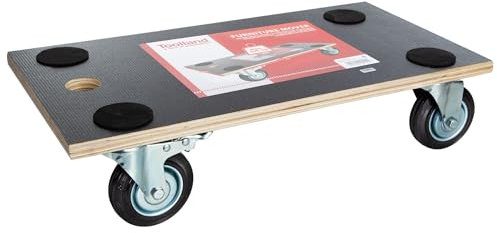 Toolland - QT111 Transport-Roller, Max Tragkraft 400 kg, 575 mm x 300 mm Abmessungen 175682, Mehrfarbig, (L x B) 575 mm x 300 mm