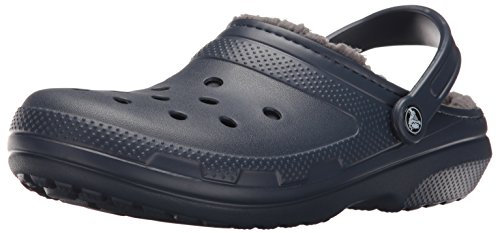 Crocs Unisex Erwachsene Classic Lined Clog Clog, Navy/Charcoal, 42/43 EU