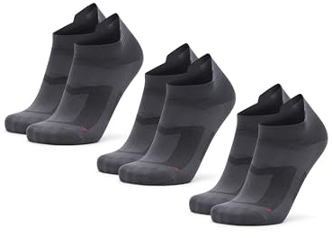 DANISH ENDURANCE Running Socks, Womens & Mens Breathable Trainers for Gym, Anti-Blister Trainer Socks, Low-Cut, Unisex, 3 or 5 Pack
