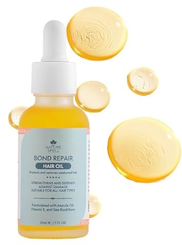 Nature Spell Bond Repair - Aceite capilar de 30 ml - Protege y restaura el cabello debilitado - Tratamiento capilar adecuado para todo tipo de cabello