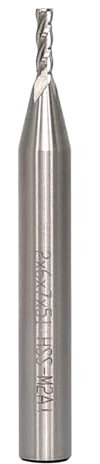 AKYLIN Fresa de vástago, fresadora CNC de 6 mm de diámetro de vástago de 2 mm, 4 flautas de metal, HSS en espiral para aluminio, madera, etc.