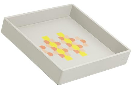 DUDU Taschenleerer aus Leder Bunt Design für den Eingang Ablageschale mit Geschenkbox Pearl Mosaic