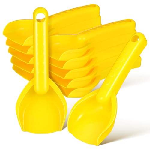 Gadpiparty 10Er Set Strandschaufeln FüR Kinder Kunststoff Sandspielzeug Kleine Sandschaufel 7.09In Strand Garten Outdoor Spielzeug FüR Kinder Party Sandkasten