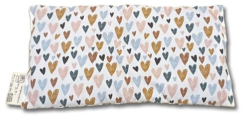 TERMOSAK Saco térmico de semillas de soja y lavanda, 23x14, cojín térmico microondas/congelador, compresa calor/frío, alta duración de producto. (014, 23x14)