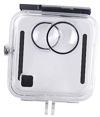 Mikikit Waterproof Housing for Fusion 45m Camera, Protective Diving Case Underwater Shell Cover, Impact-resistant Camera Waterproof Case for Vr Panoramic Photography