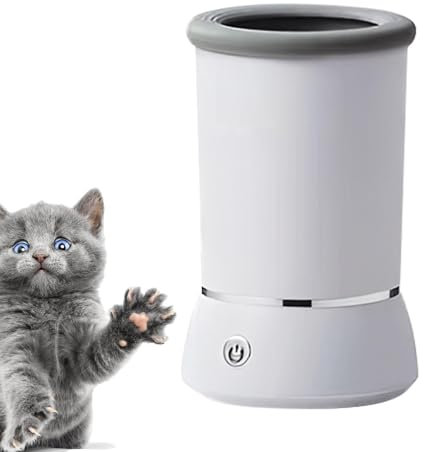 Hundepfoten Reiniger, Automatisch Pfotenreiniger Für Hunde, Automatischer Hundepfoten Reiniger, Elektrisch Hundepfoten Reiniger USB Wiederaufladbar Pfotenreiniger Für Hunde Und Katzen
