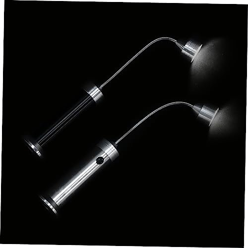 Gadpiparty 2 Pièces Lampe de Barbecue 9led accessoires de cuisine extérieure lumières Plaque lampes de table lumière extérieur torche à tuyau d'éclairage puissant lampe de poche extérieure