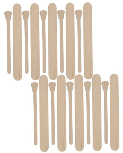 VALICLUD Lot De 100 Spatules à Cire En Bois, Applicateurs Portatifs Pour Épilation Visage Et Corps, Utilisation Professionnelle Et Maison, Fourniture D’épilation Jetable Et Pratique